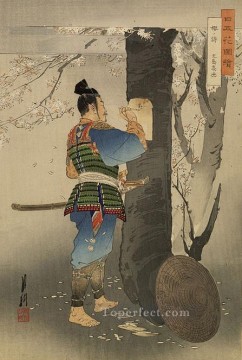 nihon hana zue 1895 Ogata Gekko japonés Pinturas al óleo